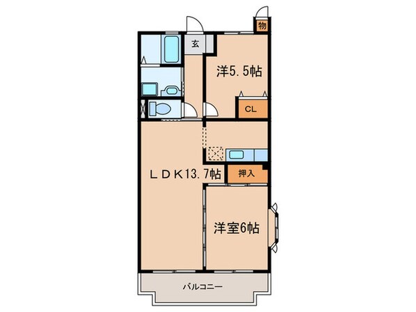 グレースコートの物件間取画像